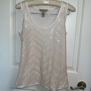 Banana Republic Heritage Sequin Sleeveless Tank, xs